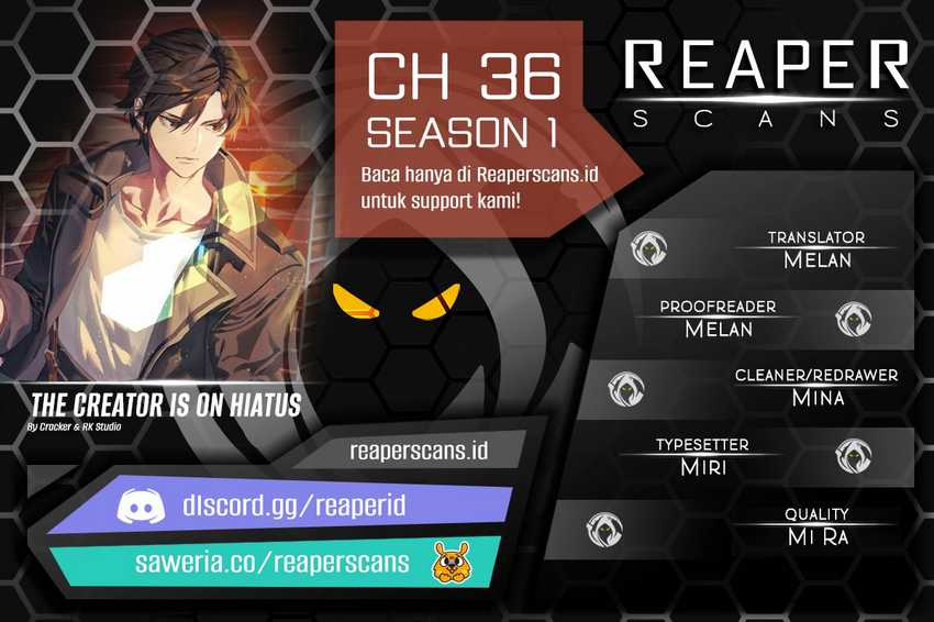 I’ll be Taking a Break for Personal Reasons (The Creator is On Hiatus) chapter 36