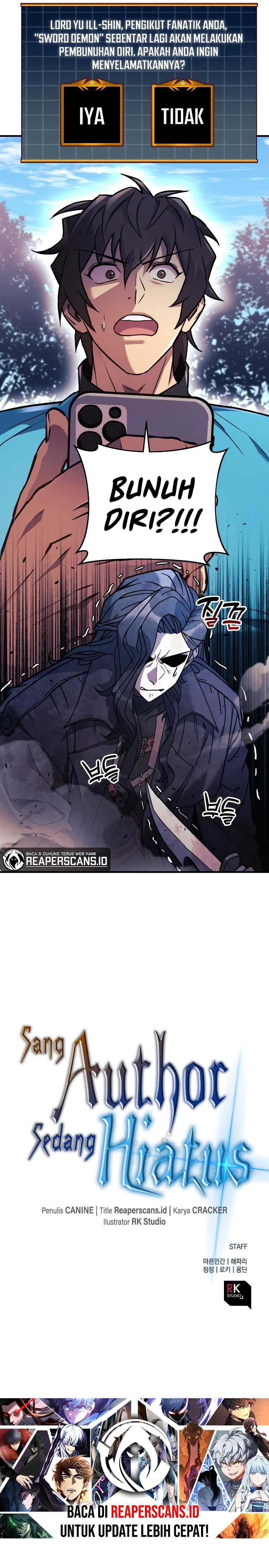 I’ll be Taking a Break for Personal Reasons (The Creator is On Hiatus) chapter 36