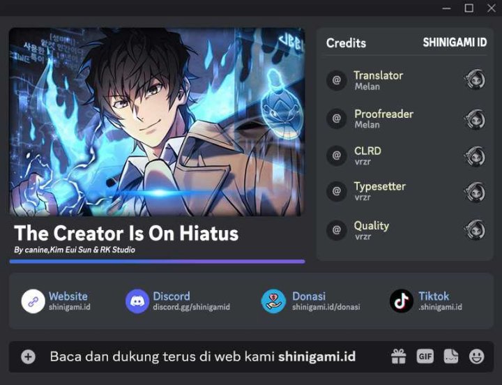 I’ll be Taking a Break for Personal Reasons (The Creator is On Hiatus) chapter 47