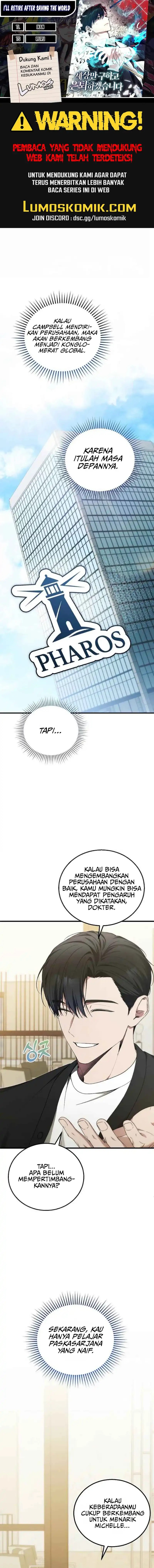 I’ll Retire After Saving the World Chapter 80 Bahasa Indonesia