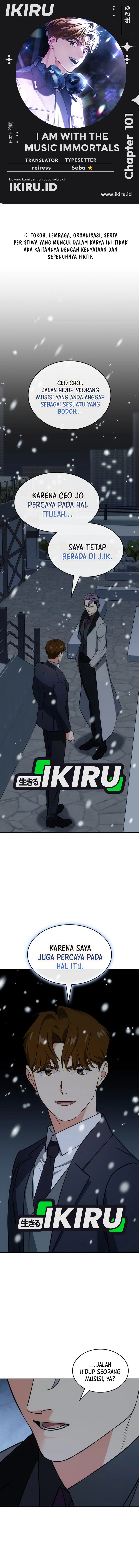 I Am With the Music Immortals chapter 101