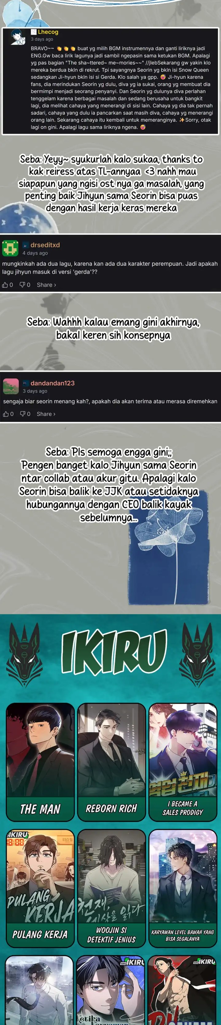 I Am With the Music Immortals Chapter 104 Bahasa Indonesia