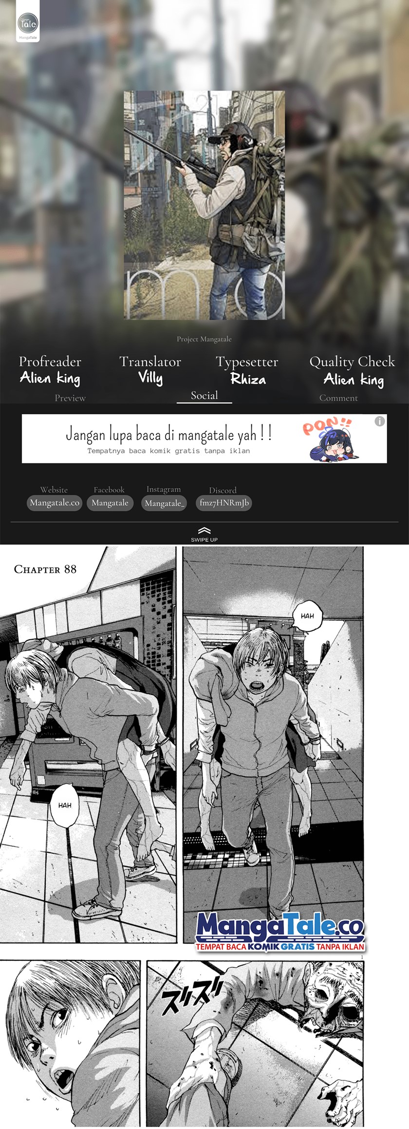 I Am a Hero Chapter 88 Bahasa Indonesia