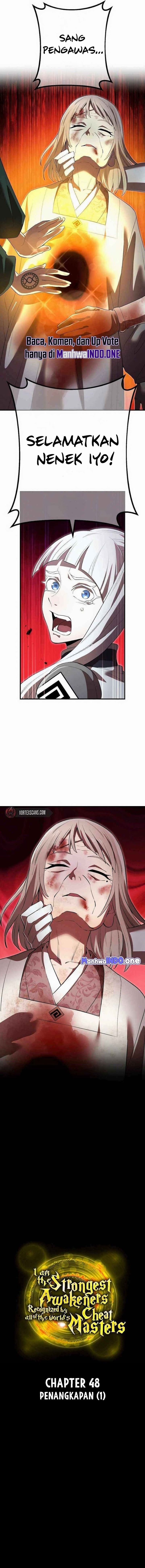 I Am the Strongest Awakeners, Recognized by All of the World’s Cheat Masters Chapter 48 Bahasa Indonesia