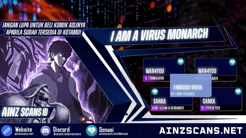 I Am the Virus Monarch Chapter 29 Bahasa Indonesia