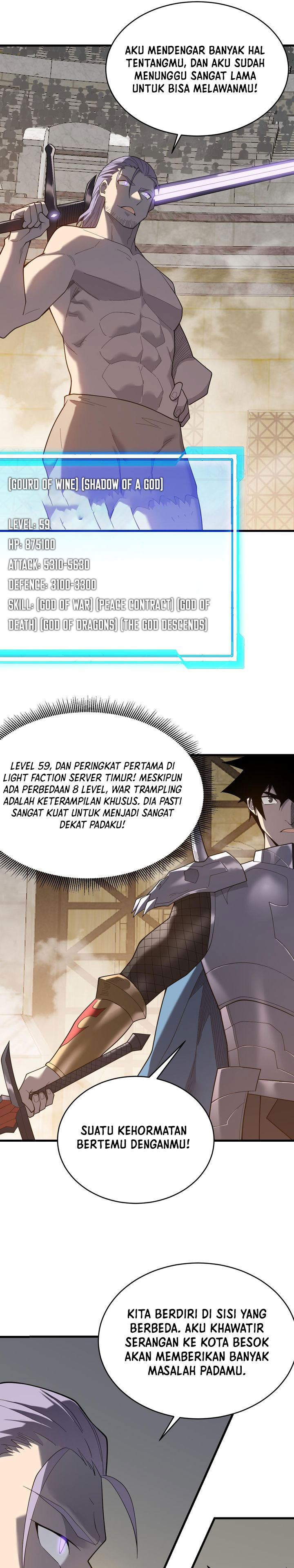 I Became The Game’s Biggest Villain Chapter 74 Bahasa Indonesia