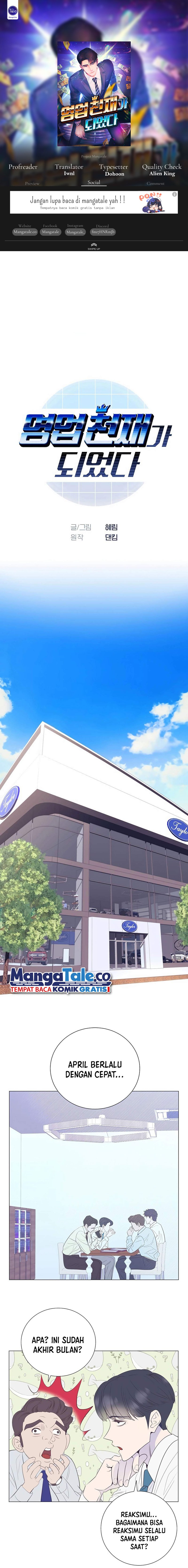 I Became a Sales Prodigy Chapter 22 Bahasa Indonesia