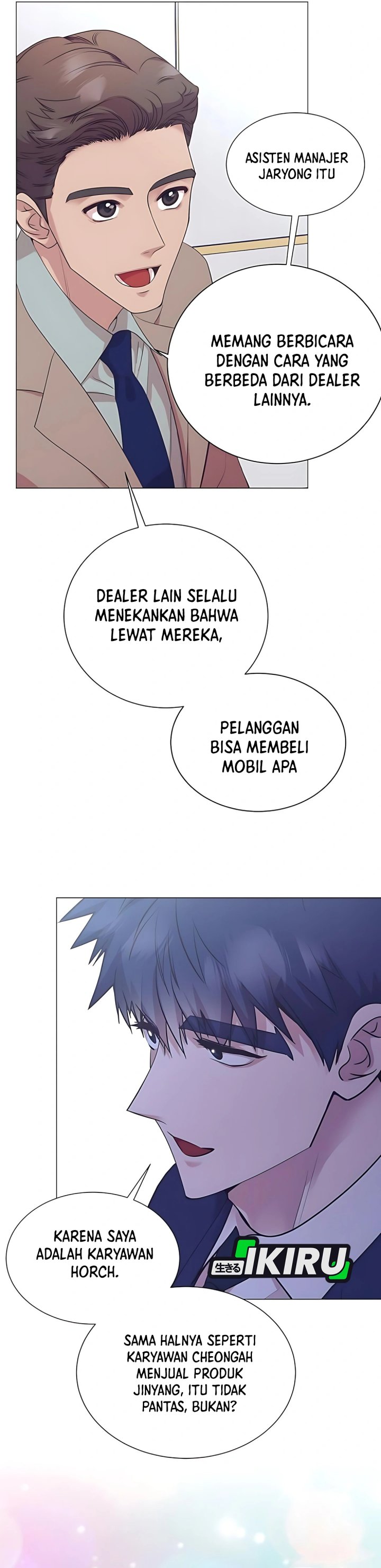I Became a Sales Prodigy Chapter 84 Bahasa Indonesia