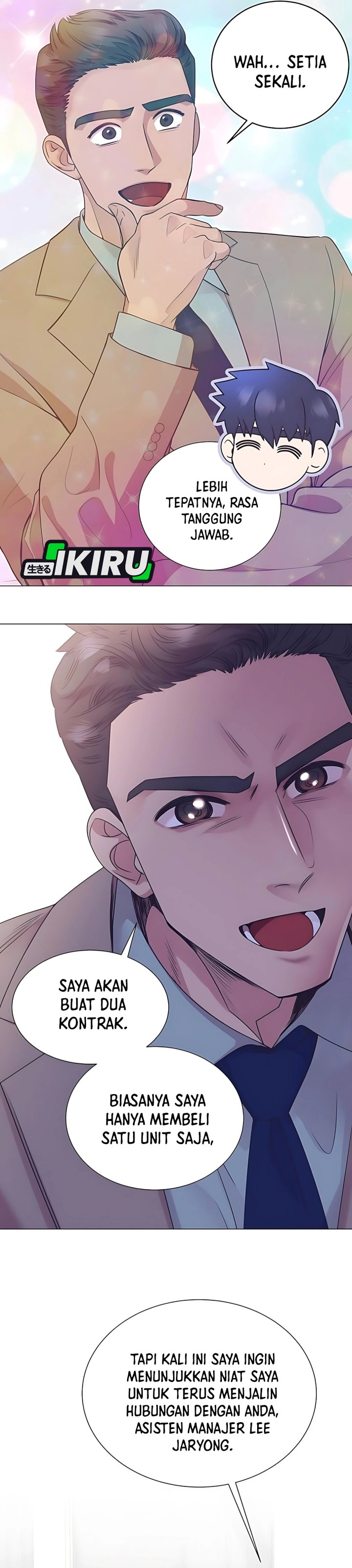 I Became a Sales Prodigy Chapter 84 Bahasa Indonesia