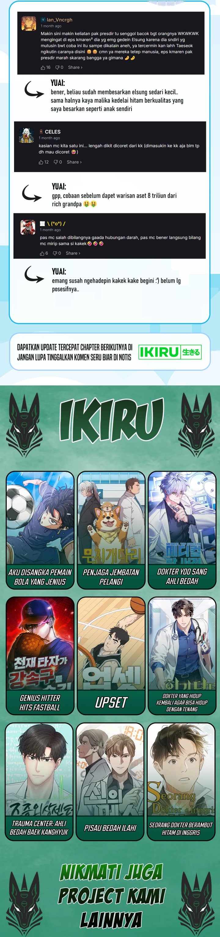 I Became a Sales Prodigy Chapter 84 Bahasa Indonesia