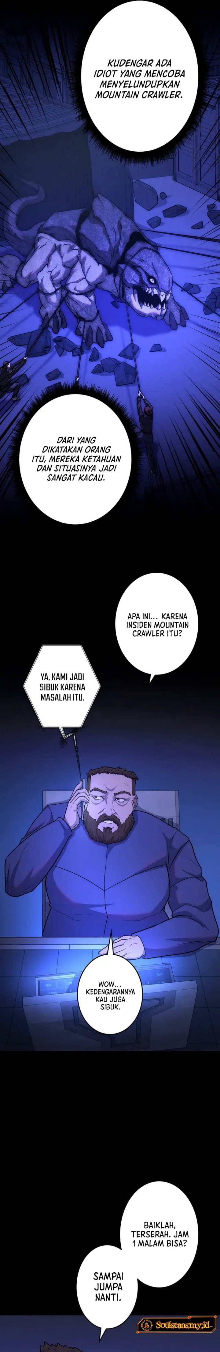 I Became an Evolving Space Monster Chapter 36 Bahasa Indonesia