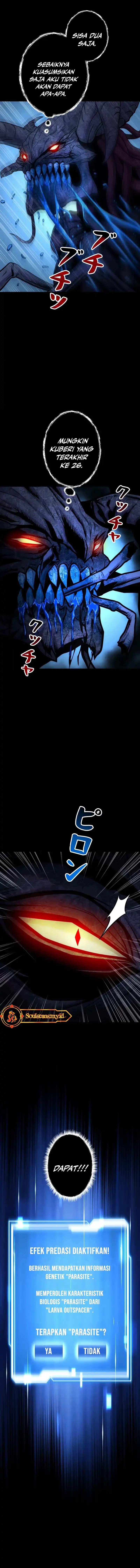 I Became an Evolving Space Monster Chapter 38 Bahasa Indonesia