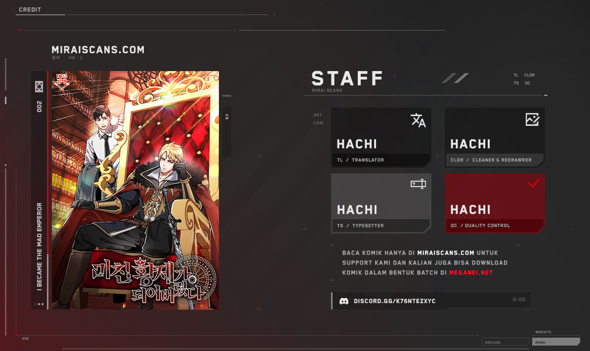 I Became the Mad Emperor Chapter 02 Bahasa Indonesia