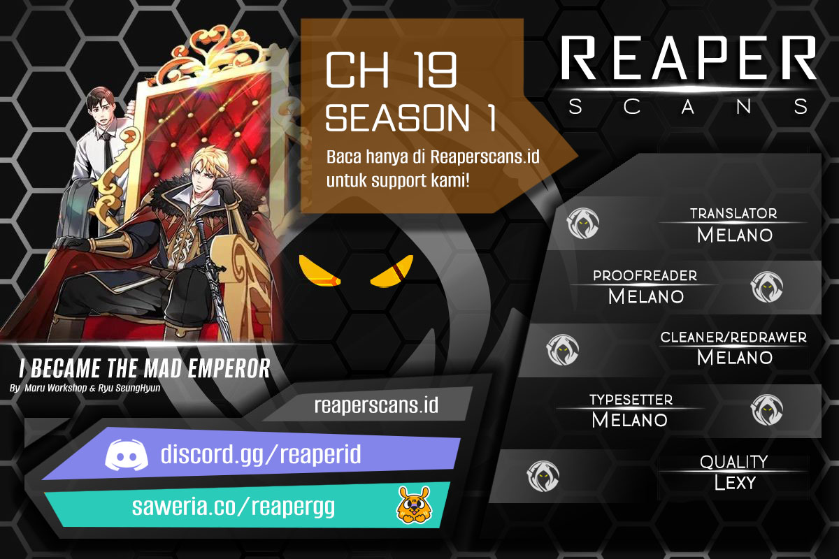 I Became the Mad Emperor Chapter 19 Bahasa Indonesia
