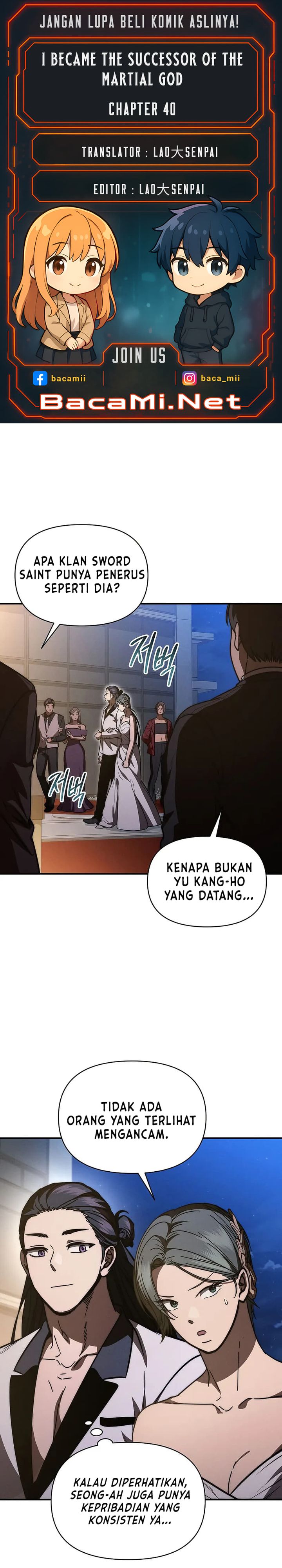 I Became the Successor of the Martial God chapter 40