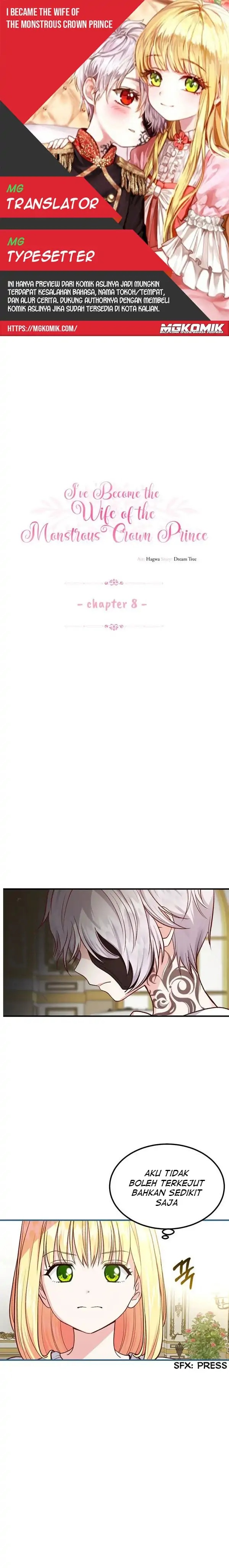 I Became the Wife of the Monstrous Crown Prince Chapter 09 Bahasa Indonesia