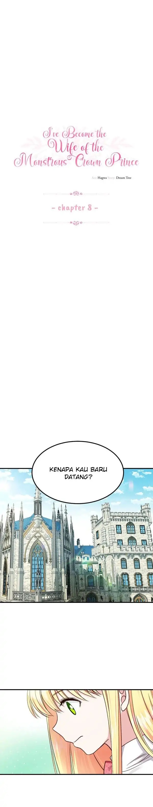 I Became the Wife of the Monstrous Crown Prince Chapter 09 Bahasa Indonesia