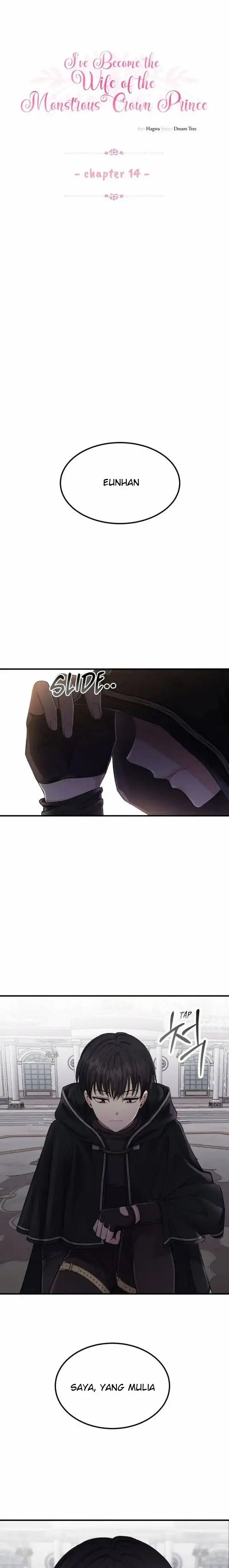 I Became the Wife of the Monstrous Crown Prince Chapter 14 Bahasa Indonesia