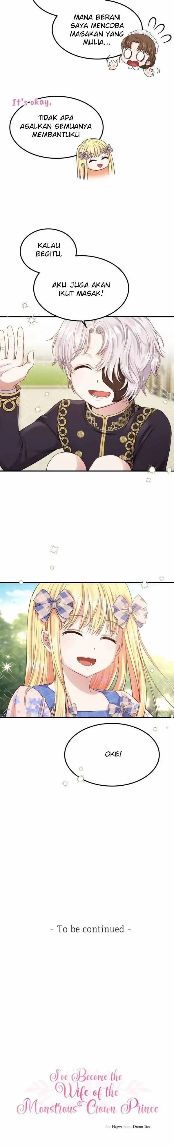 I Became the Wife of the Monstrous Crown Prince Chapter 14 Bahasa Indonesia