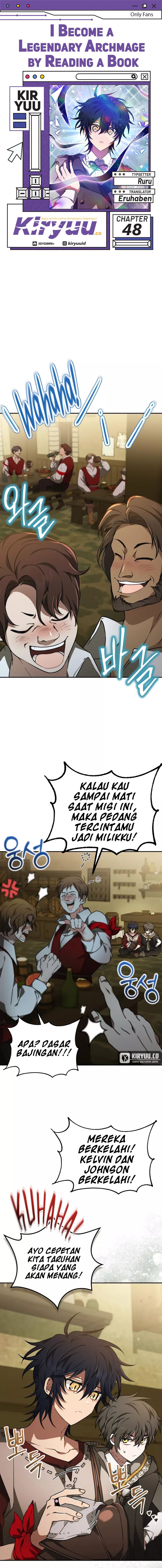 I Become a Legendary Arch Mage by Reading a Book chapter 48