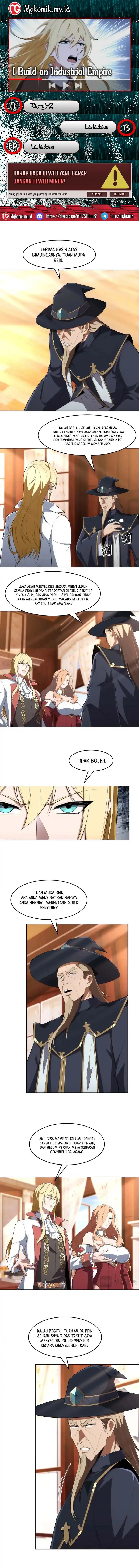 I Build an Industrial Empire on the Magic Continent Chapter 60 Bahasa Indonesia