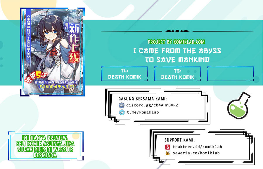 I Came From The Abyss to Save Mankind Chapter 00 Bahasa Indonesia