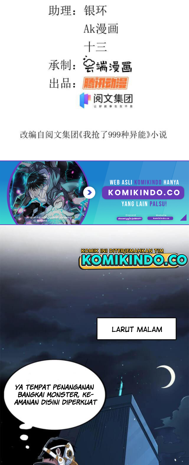 I Can Snatch 999 Types of Abilities Chapter 13 Bahasa Indonesia