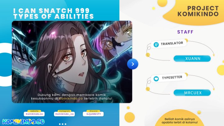 I Can Snatch 999 Types of Abilities Chapter 145 Bahasa Indonesia