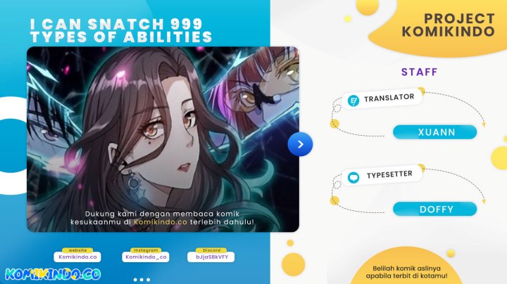 I Can Snatch 999 Types of Abilities Chapter 162 Bahasa Indonesia