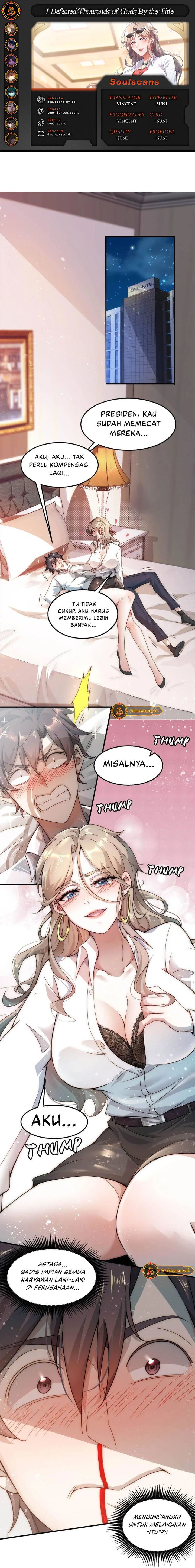 I Defeat Countless Tycoons With My Title System Chapter 02 Bahasa Indonesia