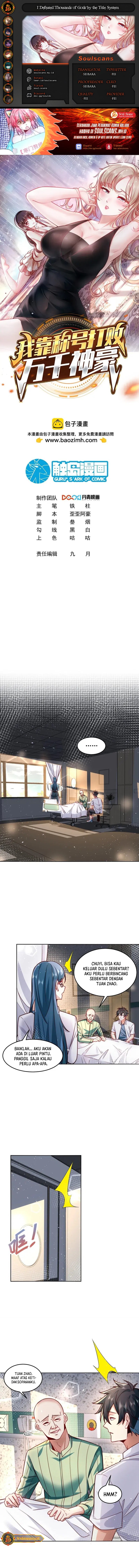 I Defeat Countless Tycoons With My Title System Chapter 70 Bahasa Indonesia