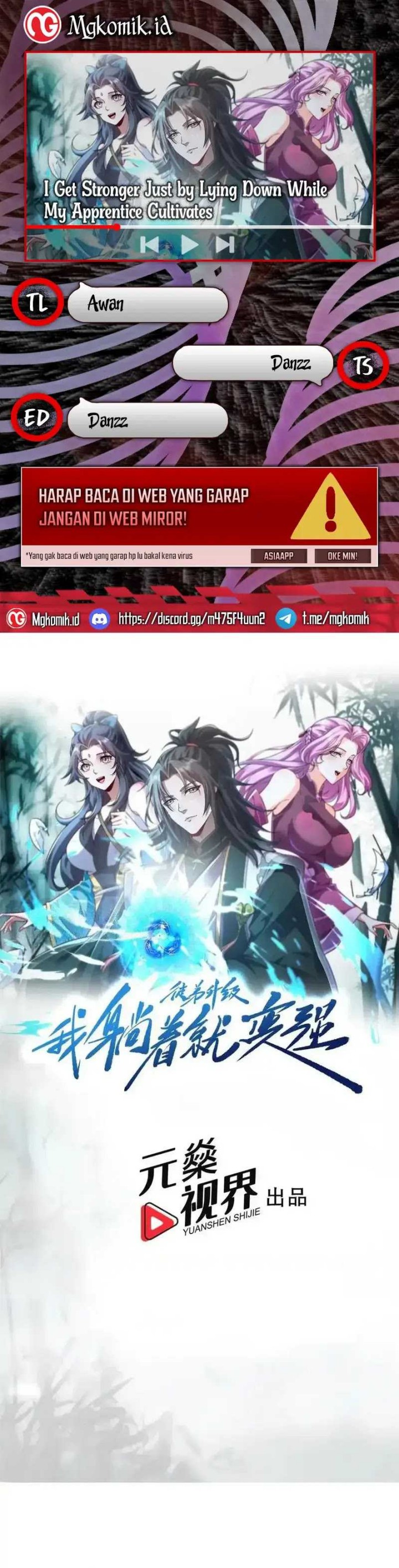 I Get Stronger Just by Lying Down While My Apprentice Cultivates Chapter 30 Bahasa Indonesia