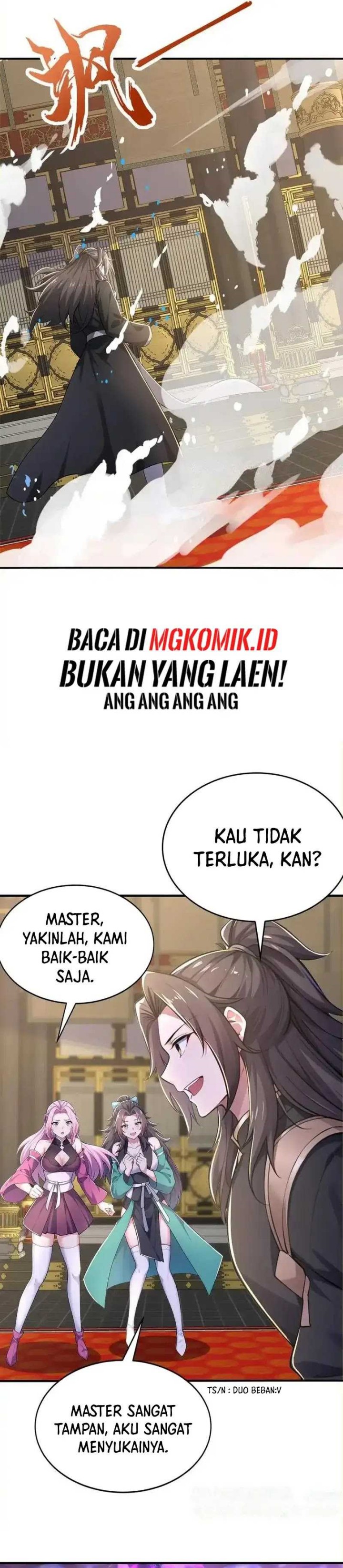 I Get Stronger Just by Lying Down While My Apprentice Cultivates Chapter 30 Bahasa Indonesia