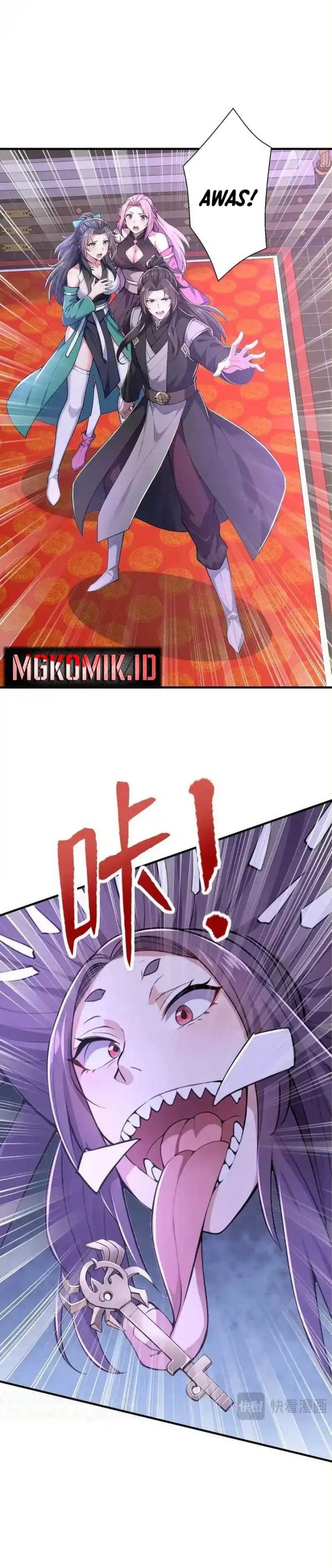 I Get Stronger Just by Lying Down While My Apprentice Cultivates Chapter 30 Bahasa Indonesia