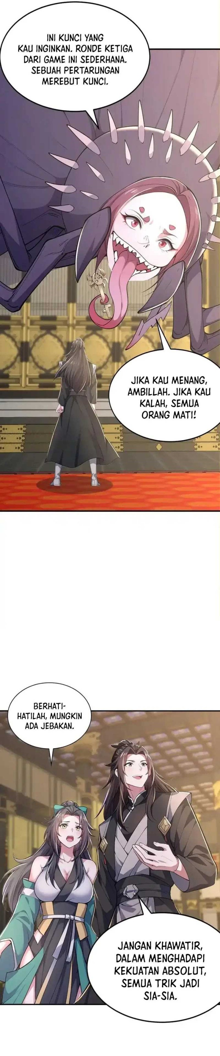 I Get Stronger Just by Lying Down While My Apprentice Cultivates Chapter 30 Bahasa Indonesia