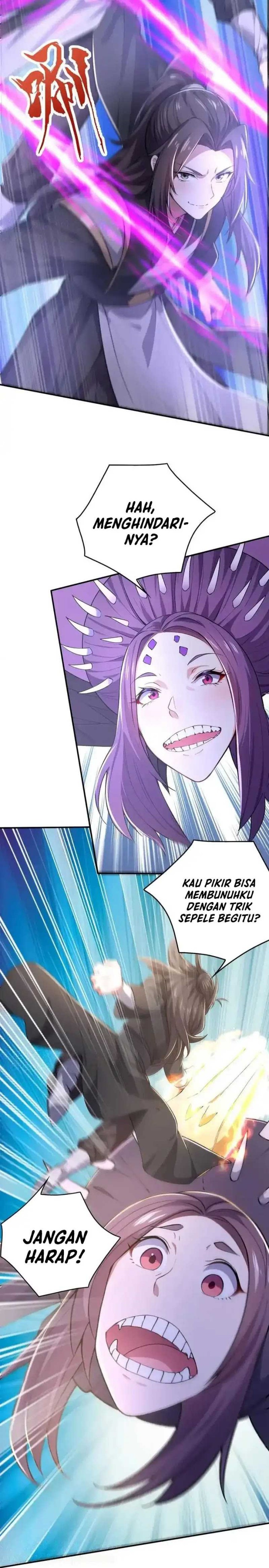 I Get Stronger Just by Lying Down While My Apprentice Cultivates Chapter 30 Bahasa Indonesia