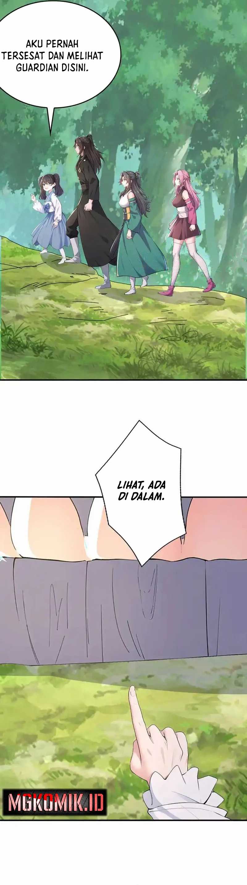 I Get Stronger Just by Lying Down While My Apprentice Cultivates Chapter 33 Bahasa Indonesia