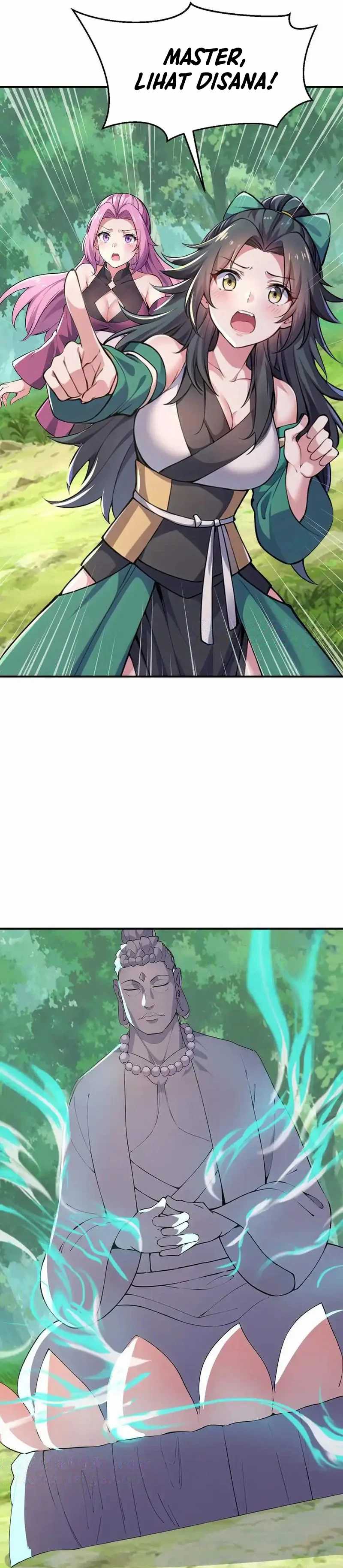 I Get Stronger Just by Lying Down While My Apprentice Cultivates Chapter 33 Bahasa Indonesia