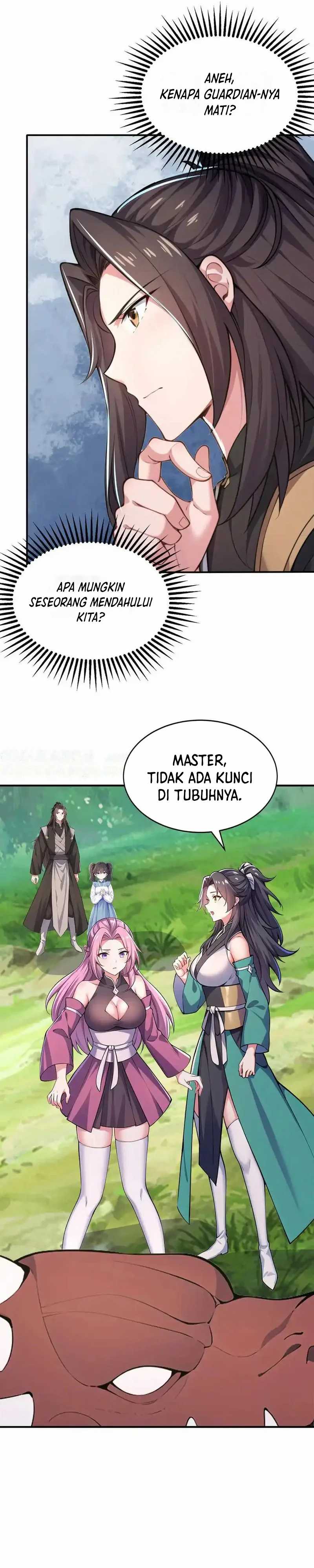 I Get Stronger Just by Lying Down While My Apprentice Cultivates Chapter 33 Bahasa Indonesia