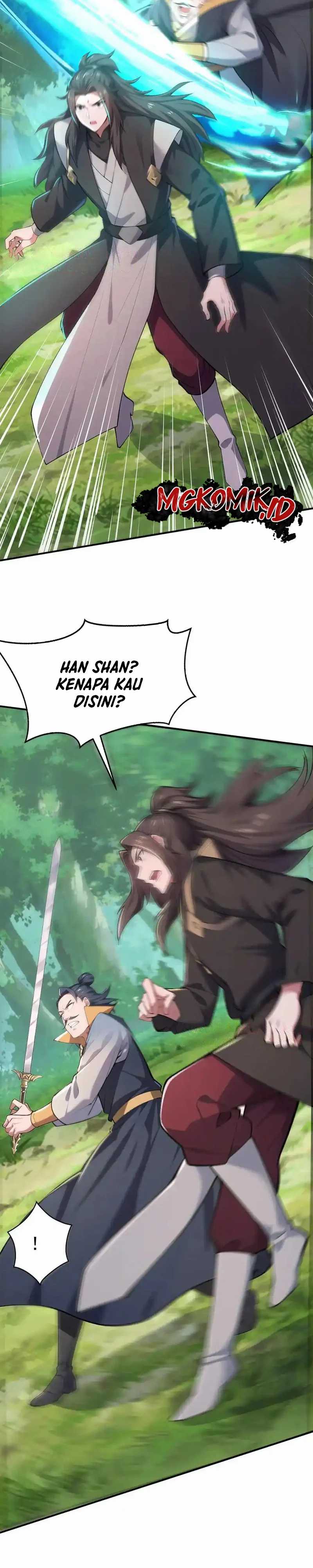 I Get Stronger Just by Lying Down While My Apprentice Cultivates Chapter 33 Bahasa Indonesia