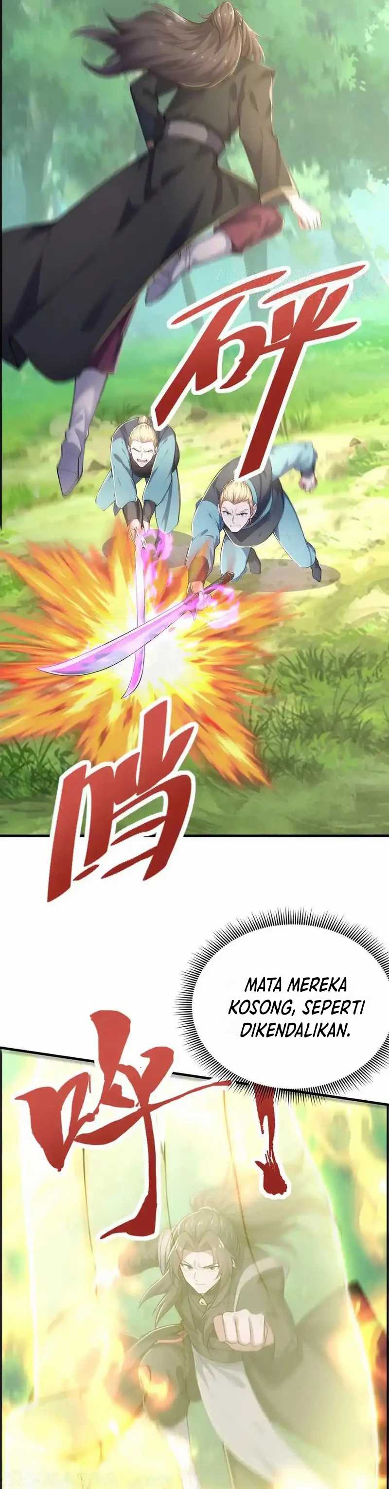 I Get Stronger Just by Lying Down While My Apprentice Cultivates Chapter 33 Bahasa Indonesia