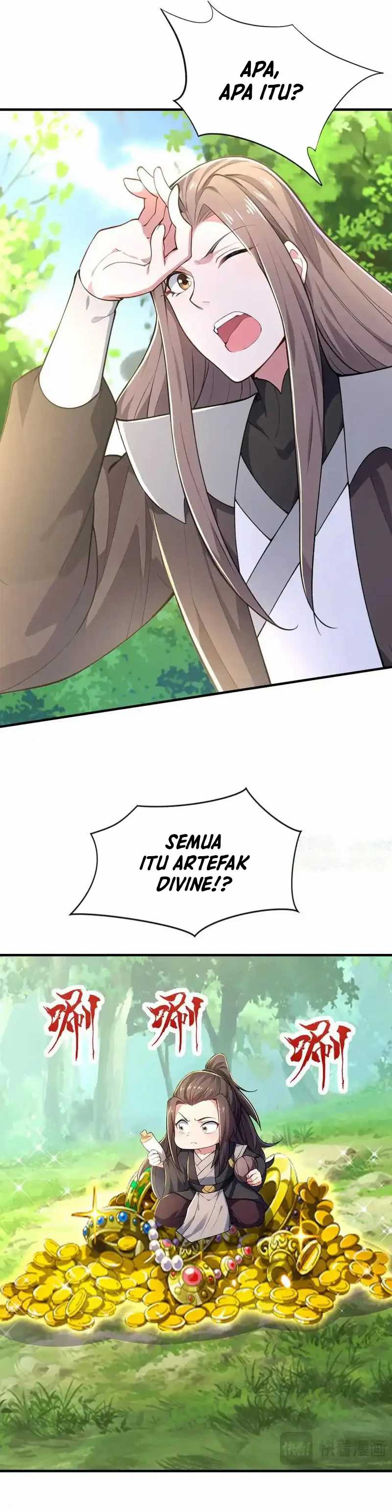 I Get Stronger Just by Lying Down While My Apprentice Cultivates Chapter 33 Bahasa Indonesia