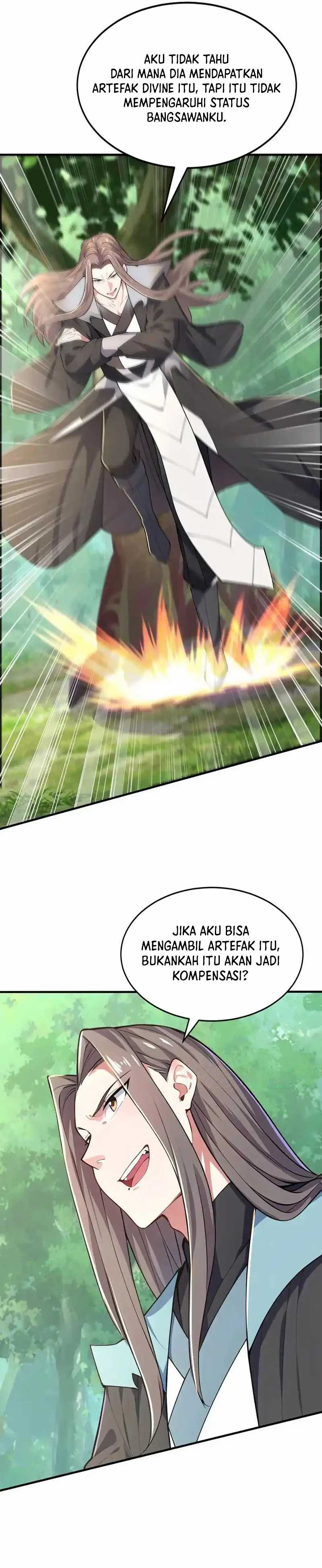 I Get Stronger Just by Lying Down While My Apprentice Cultivates Chapter 33 Bahasa Indonesia