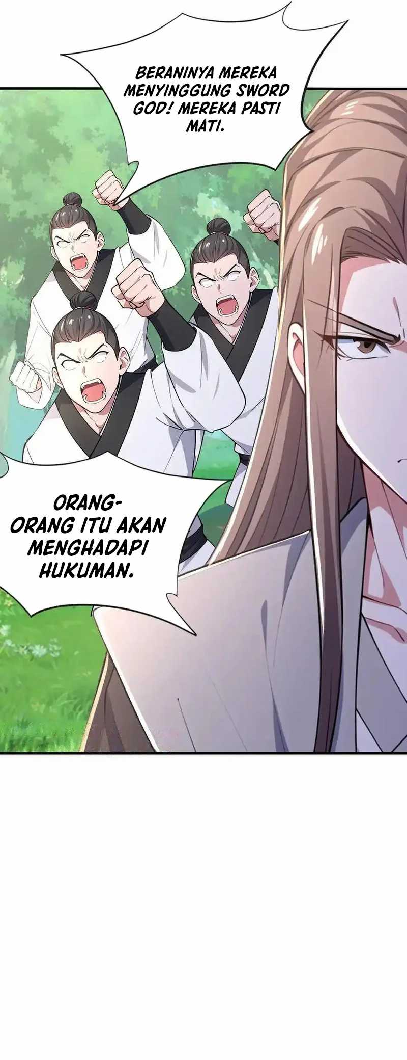 I Get Stronger Just by Lying Down While My Apprentice Cultivates Chapter 34 Bahasa Indonesia