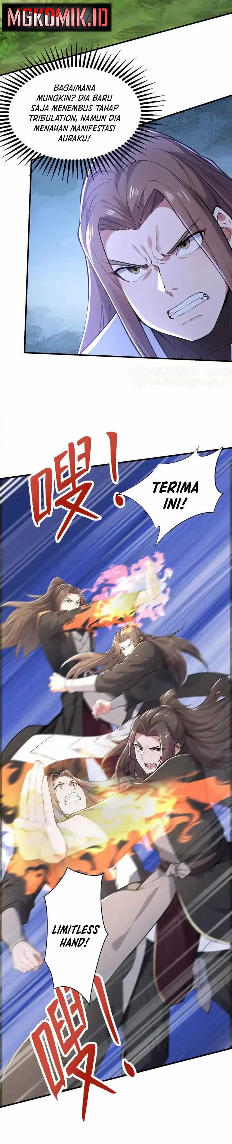 I Get Stronger Just by Lying Down While My Apprentice Cultivates Chapter 34 Bahasa Indonesia