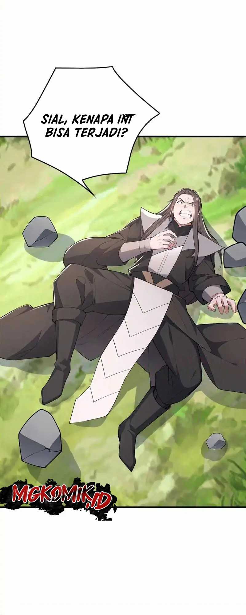 I Get Stronger Just by Lying Down While My Apprentice Cultivates Chapter 34 Bahasa Indonesia