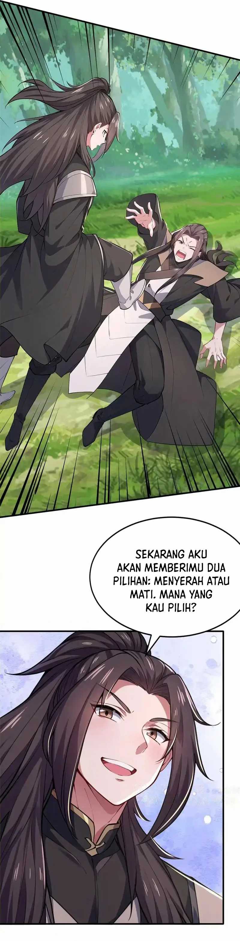 I Get Stronger Just by Lying Down While My Apprentice Cultivates Chapter 34 Bahasa Indonesia