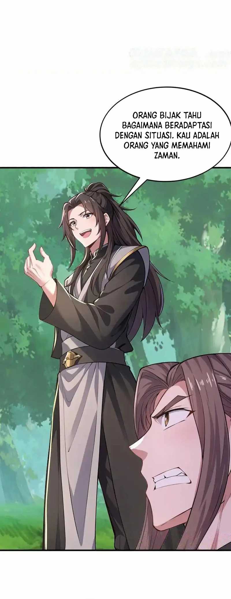 I Get Stronger Just by Lying Down While My Apprentice Cultivates Chapter 34 Bahasa Indonesia