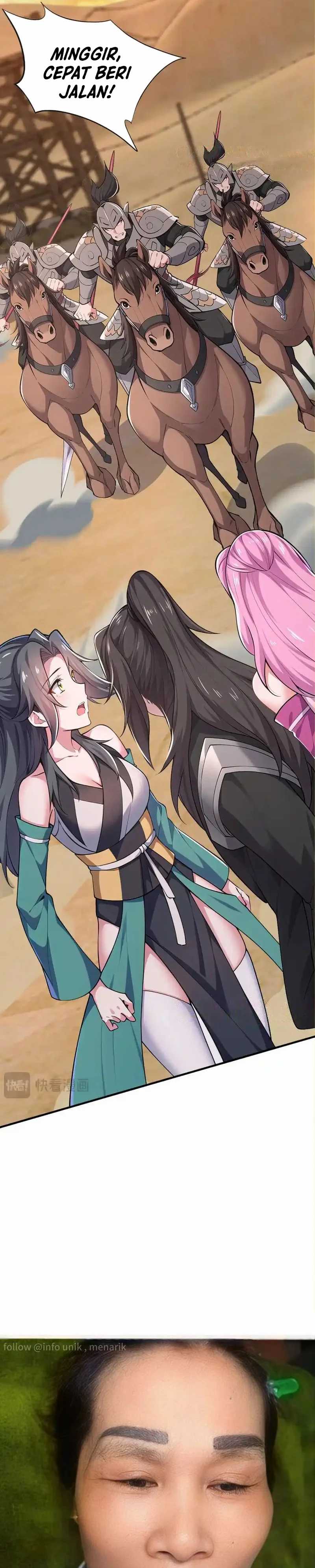 I Get Stronger Just by Lying Down While My Apprentice Cultivates Chapter 34 Bahasa Indonesia