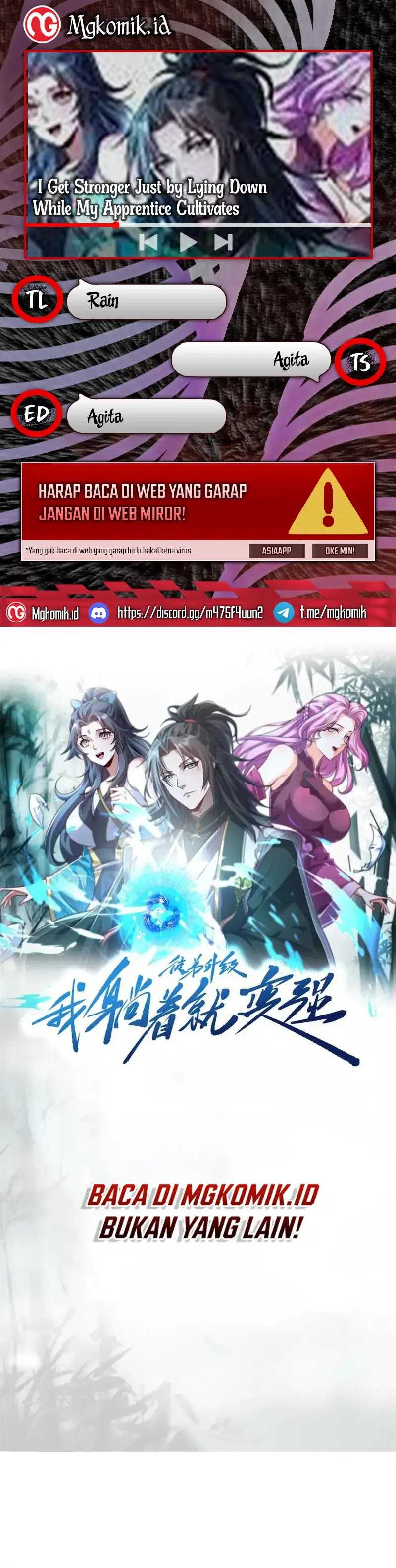 I Get Stronger Just by Lying Down While My Apprentice Cultivates Chapter 36 Bahasa Indonesia